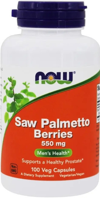 Со Пальметто для здоров'я простати Now Foods Saw Palmetto 550 мг 100 капс Київ - фото 1