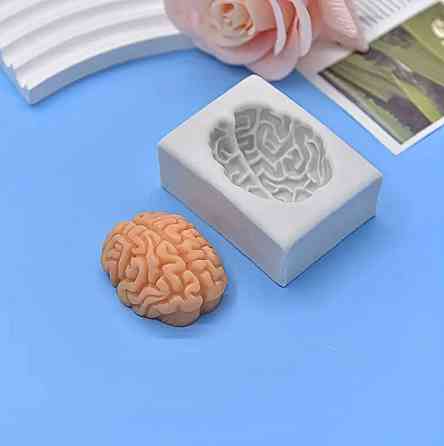 Силиконовая форма Мозг 3D для шоколада и декора Киев