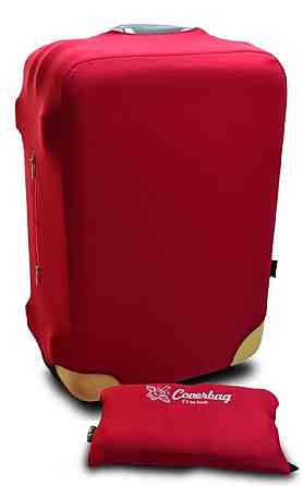 Чехол на чемодан размер S дайвинг бордовый Київ