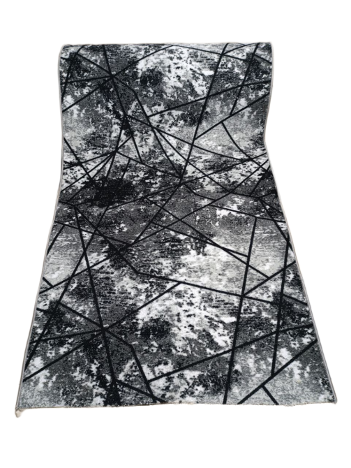 Ковровая дорожка турция на войлочной основе, самая низкая цена,  Модерн серый. 70 см. Каменское - изображение 1