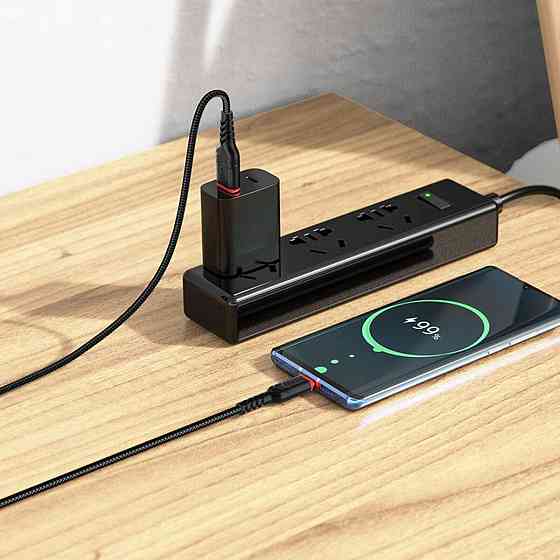 Кабель USB - Type-C HOCO X59 3A 1m нейлон TPE конектори колір чорний 6931474744920 Одеса