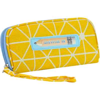 Пенал Cool For School 1 відділення з ремінцем Жовтий (J-2621-yellow) Вінниця