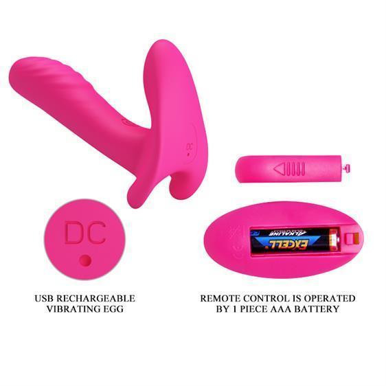 Вібратор - Pretty Love Remote Control Massager Pink Sex Aura Київ - фото 8