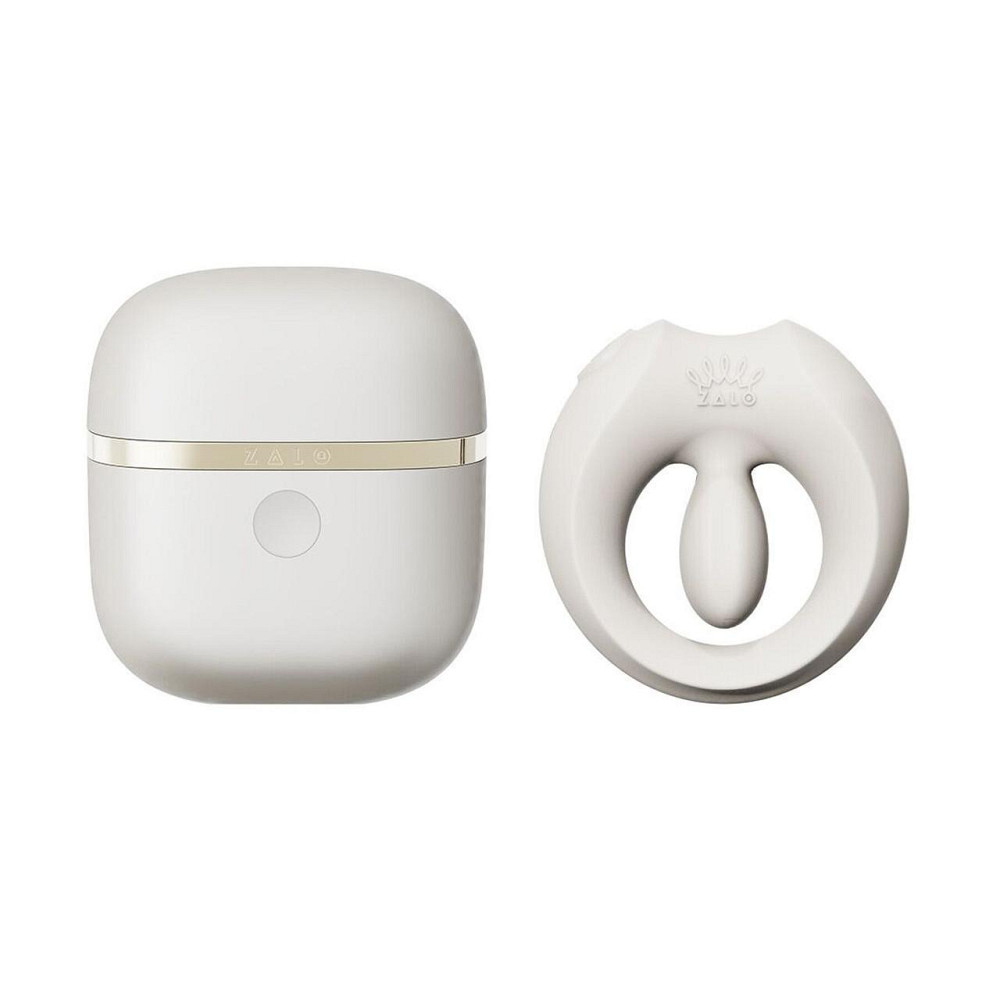 Эрекционное смарт-виброкольцо Zalo Apis Ivory White, до 4 часов работы, зарядный кейс Sex Aura Киев - изображение 2
