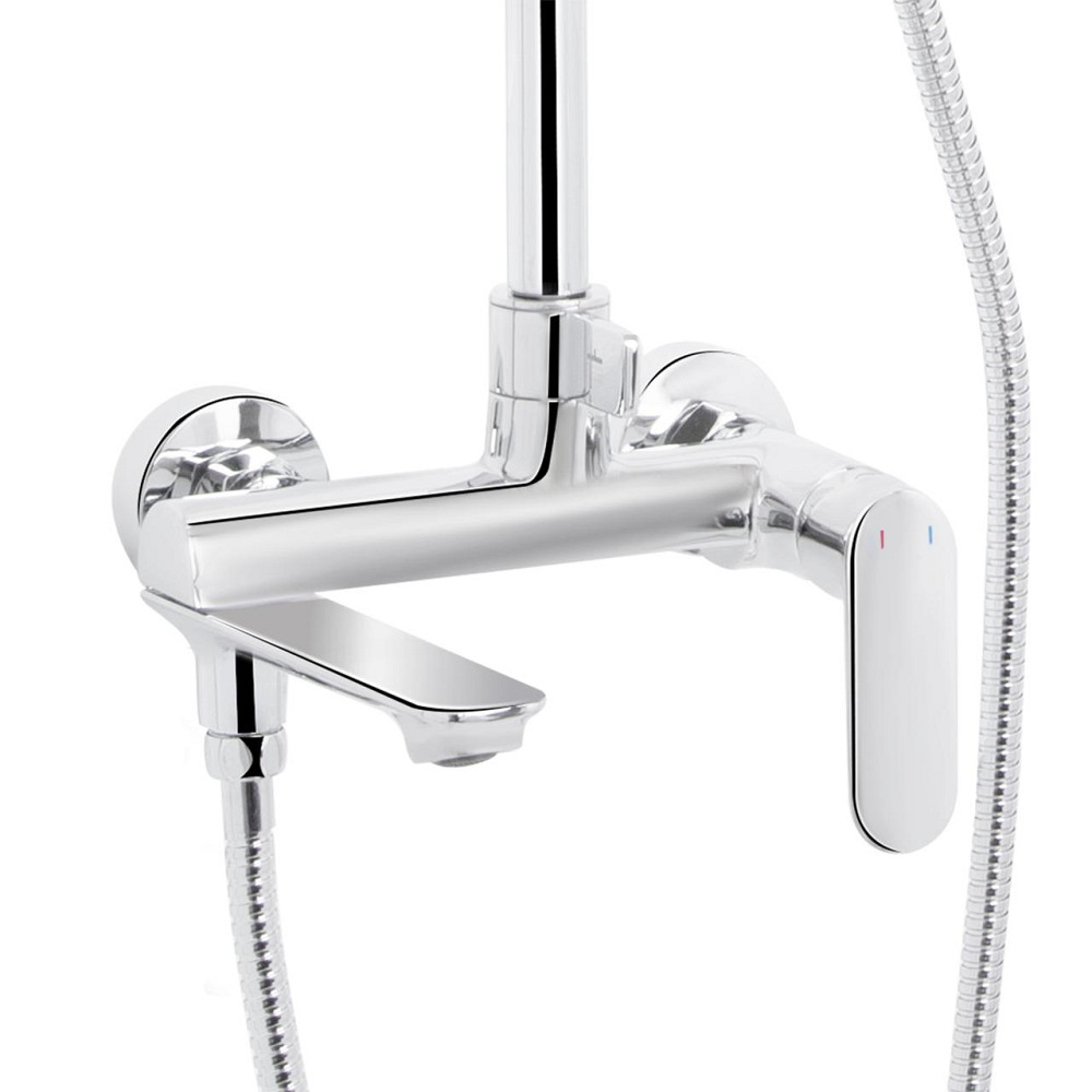 Душова система універсальна Qtap Evia на три споживачі (з виливом) QTEVI111CRM47583 Chrome Київ - фото 3