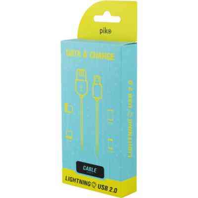 Дата кабель USB 2.0 AM to Lightning 1.2m white Piko (1283126496165) Винница