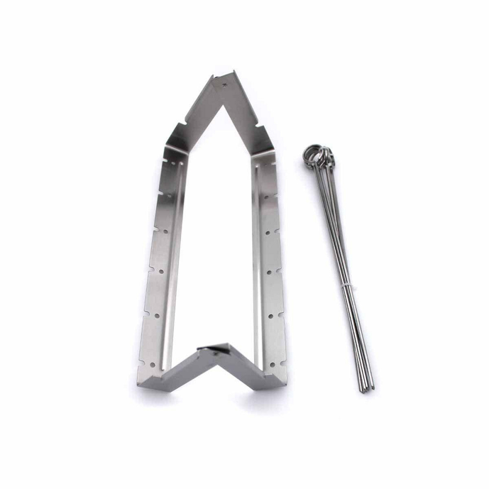 Набор шампуров с подставкой SANTOS, 6 шт, складная подставка, нержавеющая сталь 890109 Код: 011038 Ровно - изображение 5