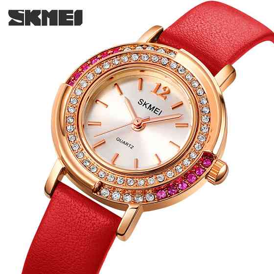 Skmei 1855RGRD Rose Gold-Red SBR Киев