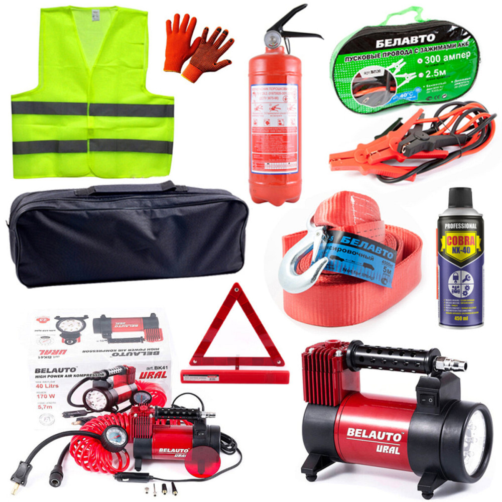Набір автомобіліста з компресором + сумка Київ - фото 1