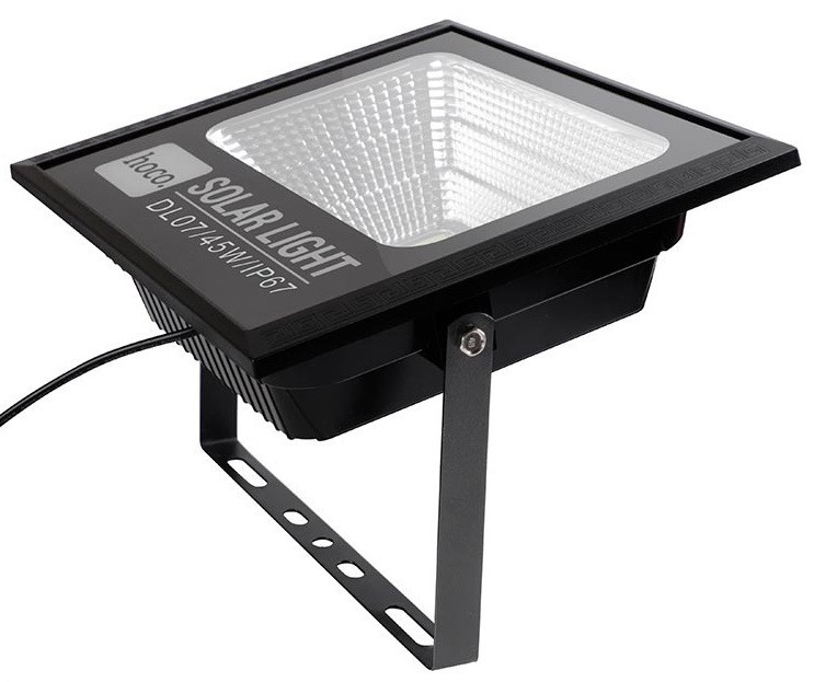 Лампа вулична HOCO DL07 Plus із сонячною панеллю, чорна Винница - изображение 3