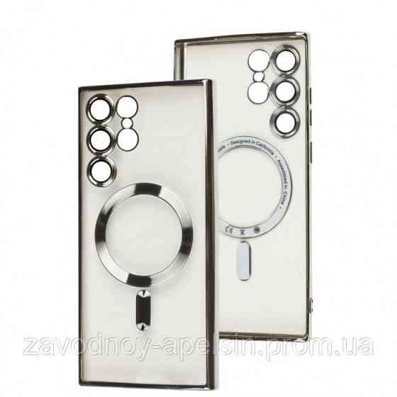 Samsung S22 Ultra S908 Чохол магнітний Захист камери (срібло) Одеса