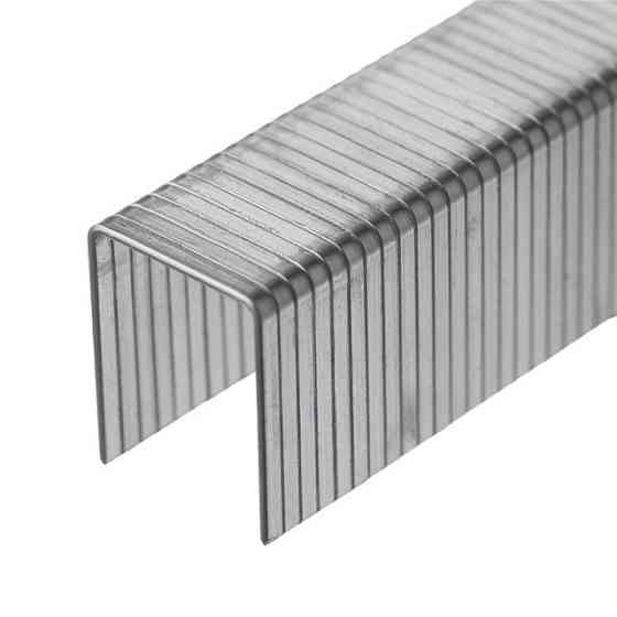 Скоба гартована 14 мм, ширина 11,3 мм, перетин 1,20 мм, 1000 шт/упак INTERTOOL RT-0154 Киев