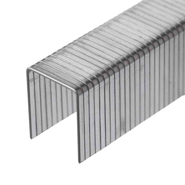 Скоба гартована 14 мм, ширина 11,3 мм, перетин 1,20 мм, 1000 шт/упак INTERTOOL RT-0154 Киев - изображение 3