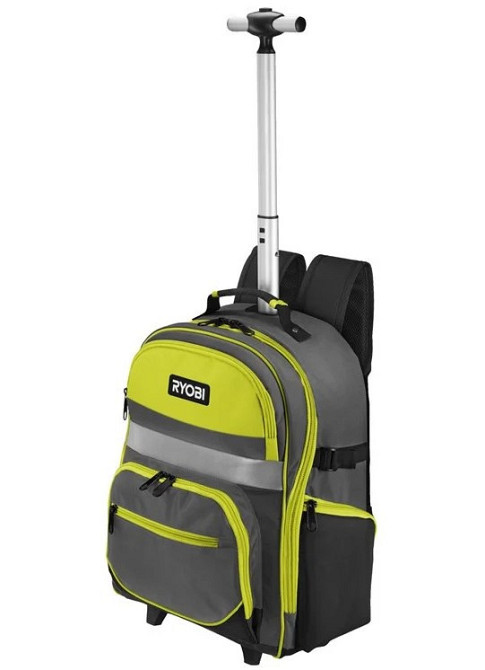 Рюкзак для інструменту RYOBI RSSBP2, 25л, на коліщатках, телескопічне руків'я, поліестер 600D Одеса - фото 2