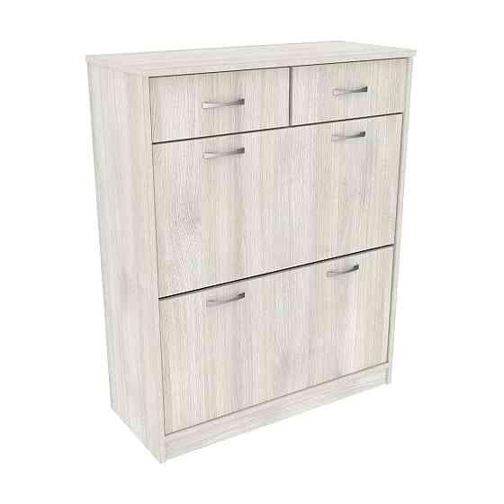 Тумба для обуви №2, Дуб Шамоні Світлий, 800/350/1010 Львов