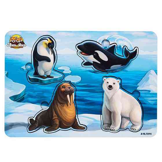 Деревянный пазл-вкладыш 