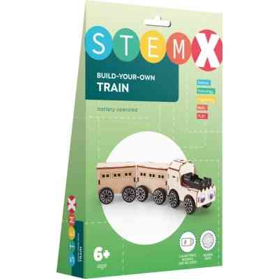 Конструктор Stem Поїзд Дерев'яний на батарейках (3858894673681) Вінниця