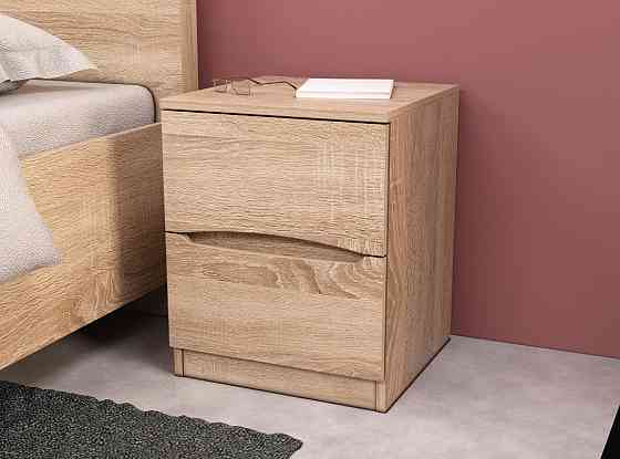 Тумба прикроватная Дельта, Дуб Сонома, 400/400/500 Львов