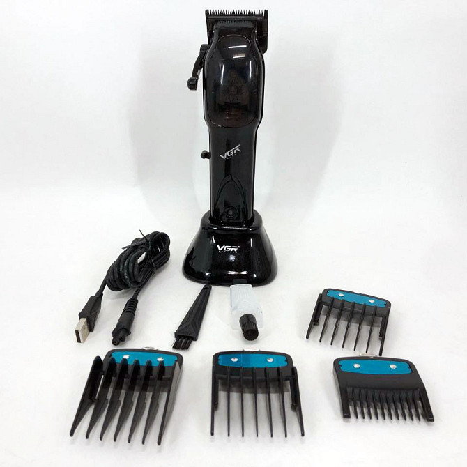 Машинка для стрижки волосся професійна VGR Hair Clipper V-653 Voyager, Електрична машинка IX-517 для стрижки Київ - фото 10