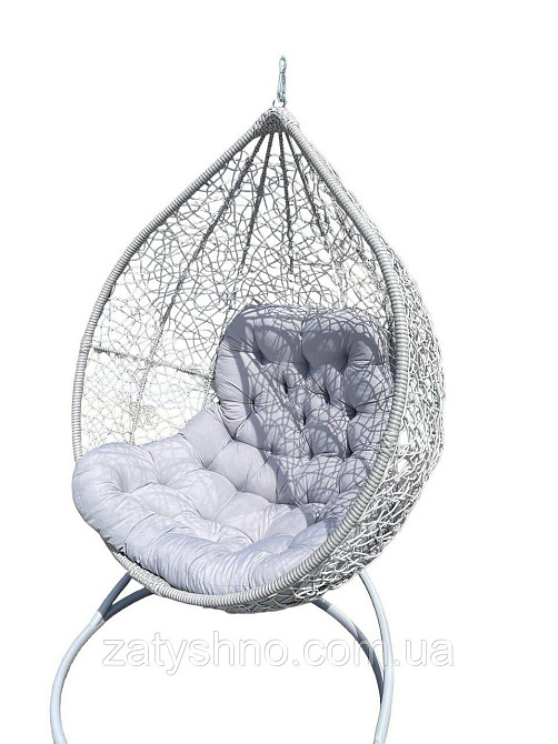 Підвісне крісло Кокон з подушкою Київ - фото 4