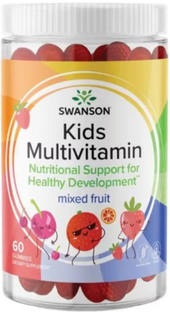 Витамины для детей Swanson Kids Multivitamin 60 жев таб фруктовые Киев