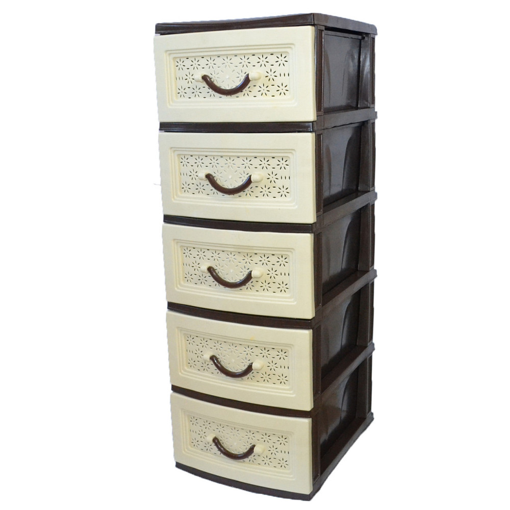 Комод пластиковый Life 5 ящиков. 102х36х41 Одесса - изображение 1