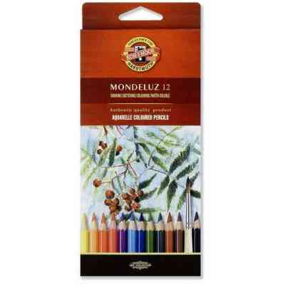 Олівці кольорові Koh-i-Noor Mondeluz акварельні 12 кольорів (3716012001KS) Вінниця