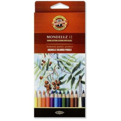 Карандаши цветные Koh-i-Noor Mondeluz акварельные 12 цветов (3716012001KS) Винница - изображение 1