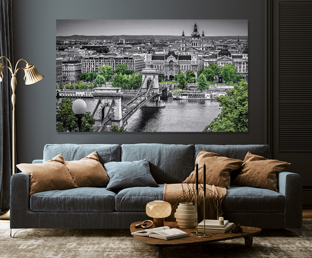 Картина холст в гостиную / спальню  Будапешт    MLP_153 90х180см Киев - изображение 3