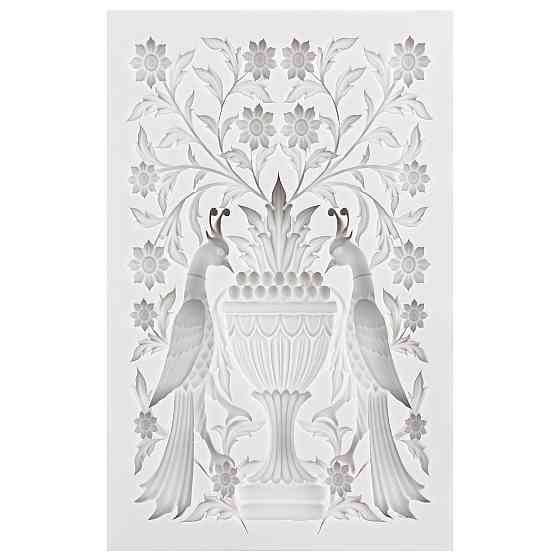 Молд силиконовый Птицы 197 на 150 мм серый Киев