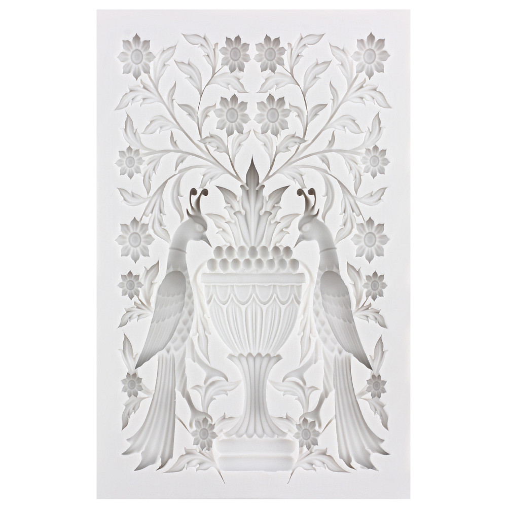 Молд силиконовый Птицы 197 на 150 мм серый Киев - изображение 4