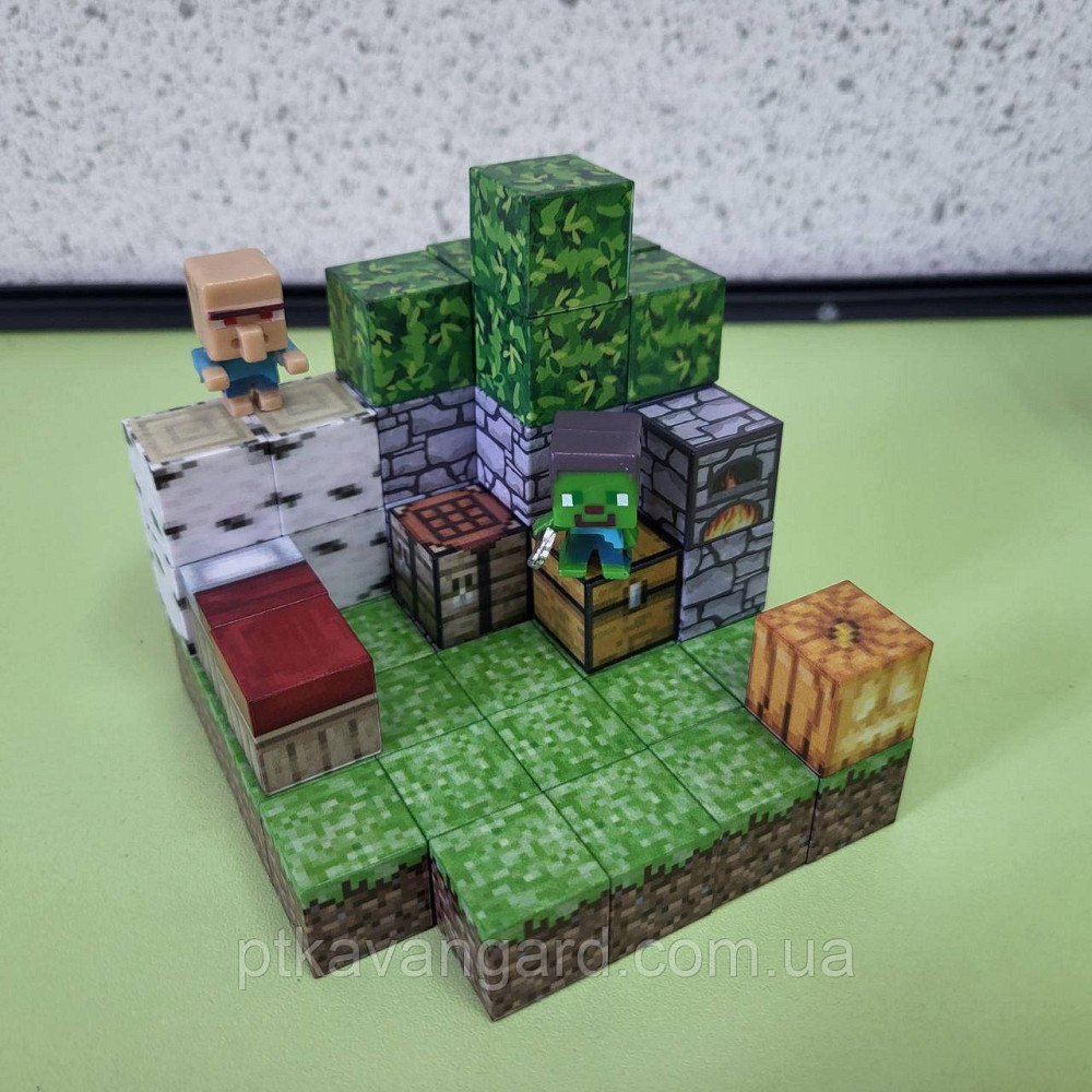 Конструктор магнітний майнкрафт 49 кубики магнітні блоки Dream World LZCK 021 Хмельницький - фото 4