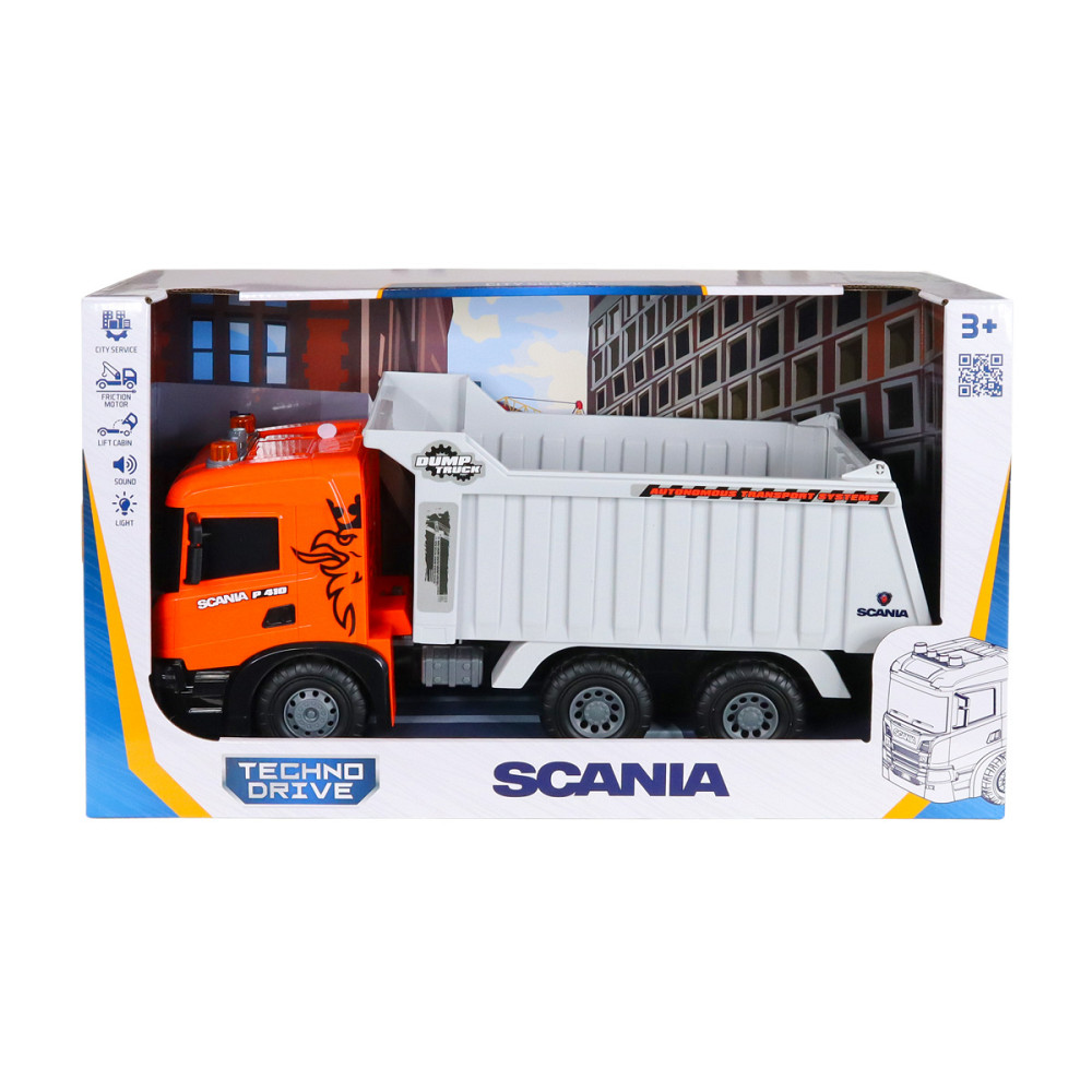 Автомодель серії Super Big Truck – Самоскид Scania (світло, звук) Дніпро - фото 7