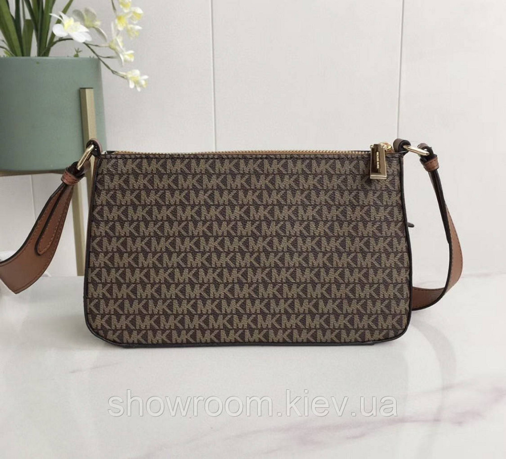 Сумка брендовая женская MK (0100) brown Киев - изображение 2