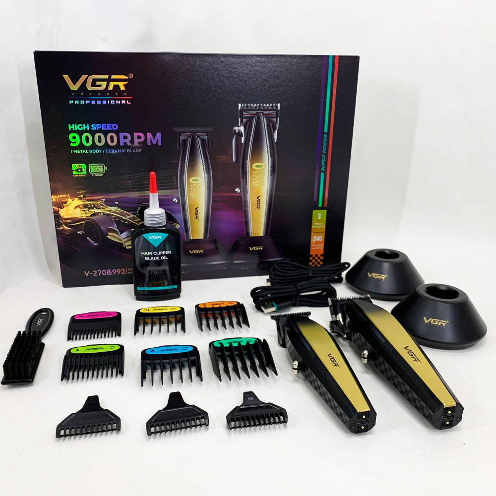 Стильна машинка для стрижки, Акумуляторний універсальний тример для стрижки Машинка хороша WL-43 Івано-Франківськ - фото 3