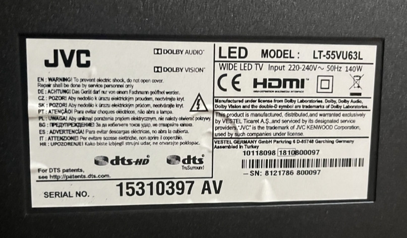 Телевізор JVC 55" (4K) Київ - фото 1