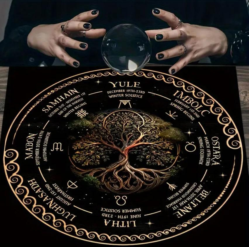 Алтарная скатерть для Таро и рун 