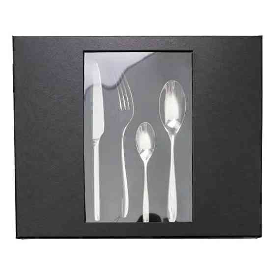 Столовый набор приборов на 6 персон, 24 предмета, серебристый Киев