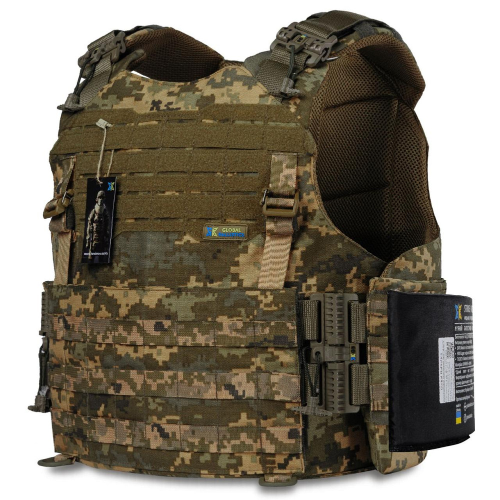 Боковая баллистическая бронеплита 2 класс 15х20см Винница - изображение 3