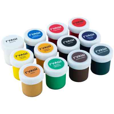 Гуашеві фарби Kite Classic 12 кольорів х 20 мл (K-063) Вінниця