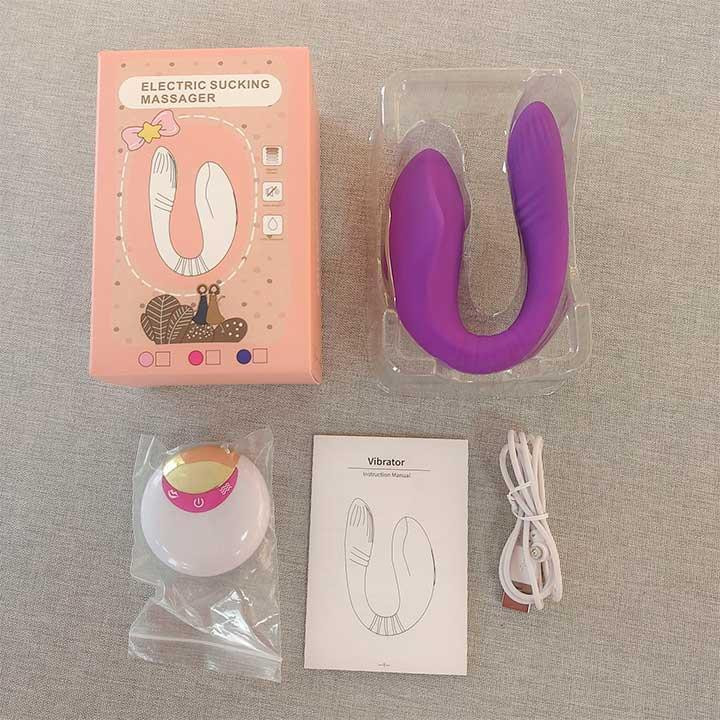 Вакуумный вібратор для пар Jony 13 режимів вібрації Фуксия Вінниця - фото 10