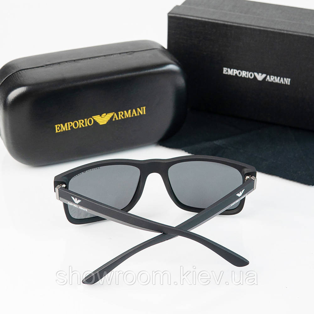 Чоловічі сонцезахисні окуляри з поляризацією Armani (709) Київ - фото 4