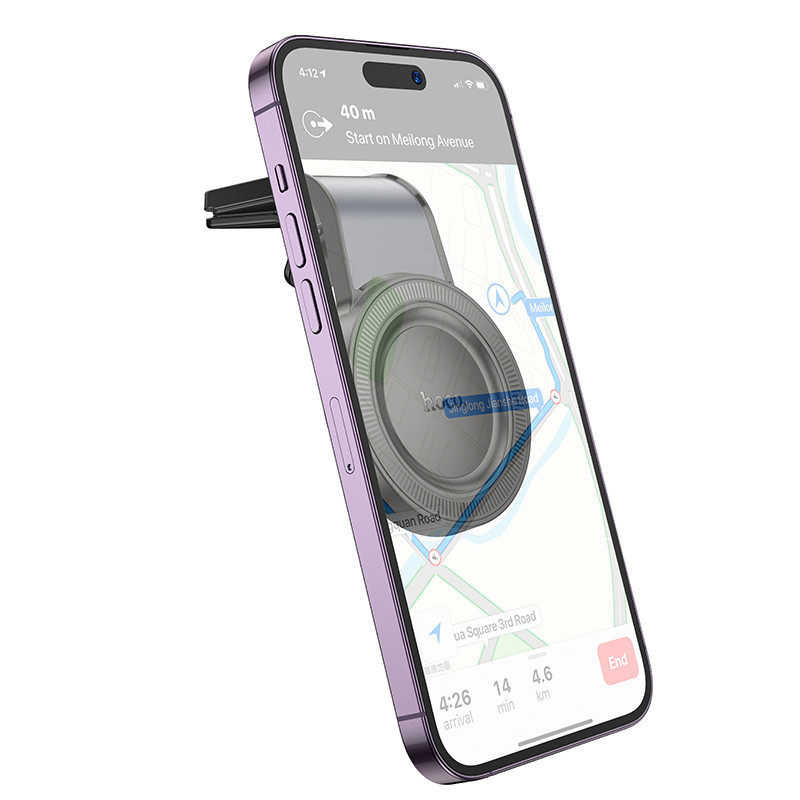 Автотримач для телефону HOCO H59 Магнітний чорний Київ - фото 6