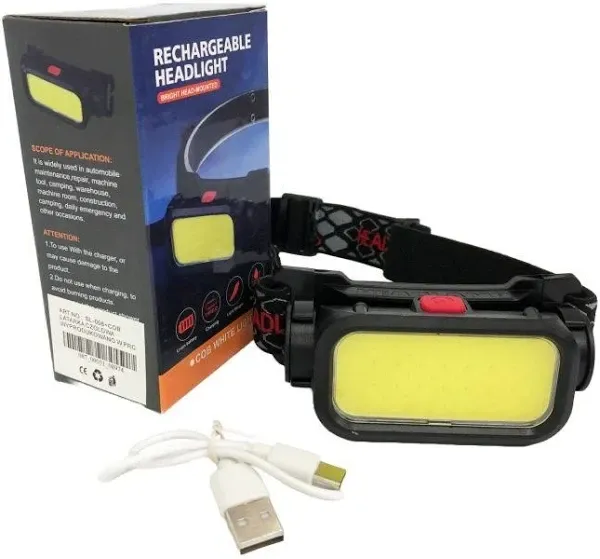 Налобний ліхтар BL-008 Bailong з COB діодом, білим і червоним світлом, 2 режими, до 2 годин роботи Одеса - фото 8