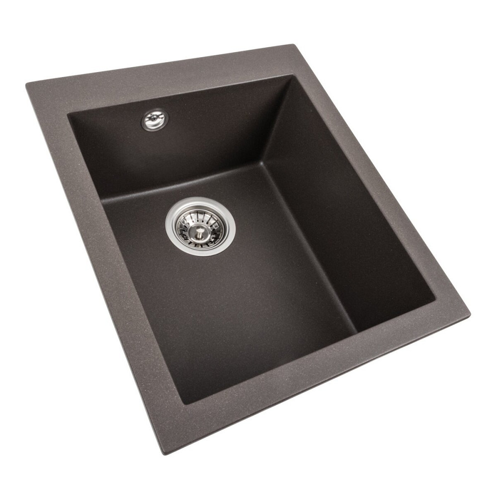 VALESO Гранітна мийка для кухні VALESO 4150 SOKIL матова Темна скеля Коломыя - изображение 10
