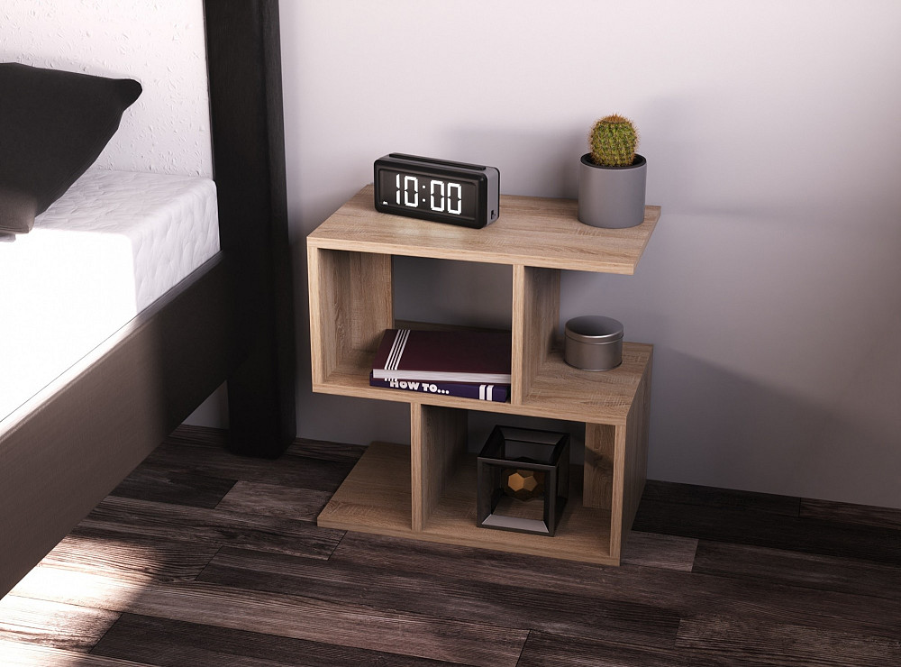 Тумба прикроватная S-1, Дуб Сонома, 500/300/500 Львов - изображение 2