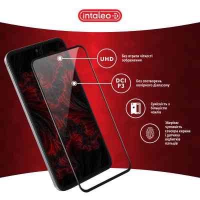 Стекло защитное Intaleo Full Glue Samsung M35 Black (1283126593864) Винница