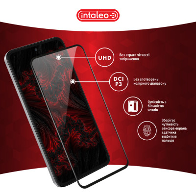 Стекло защитное Intaleo Full Glue Samsung M35 Black (1283126593864) Винница - изображение 4