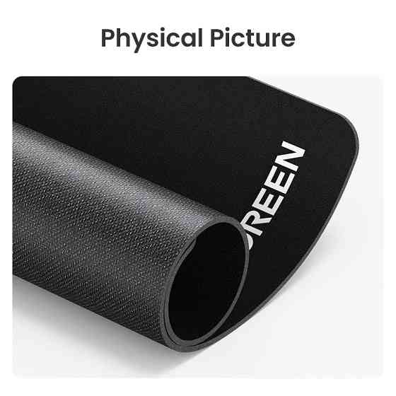 Килимок для мишки UGreen LP126 90410 (Чорний, 26 х 21 см) Николаев