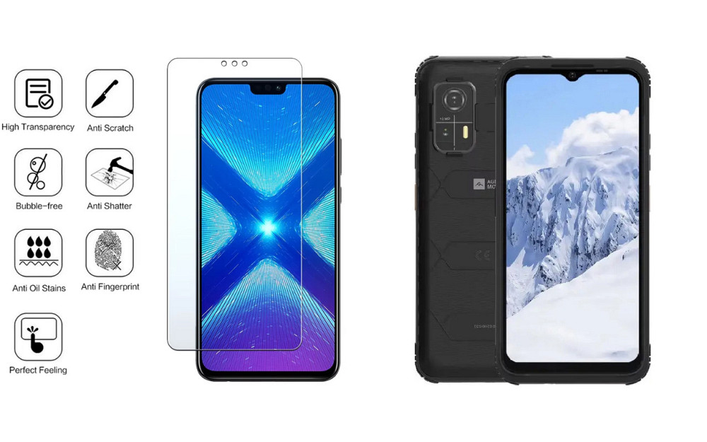 Защитное стекло NeoGlass для AGM H Max – ультрапрозрачное и устойчивое Киев - изображение 4
